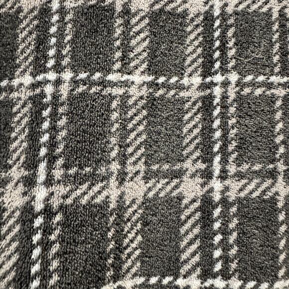 Tommy Bahama Robe Mens Small Black Gray Plaid Belted Plush Comfy Loungewear - Picture 9 of 9